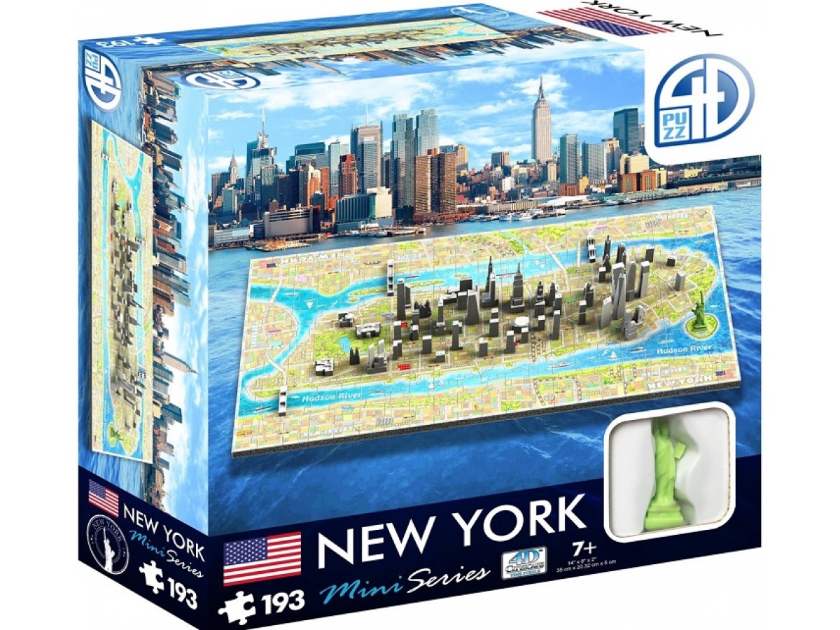 4D Puzzle New York Mini 193 bitar 4D Puzzle New York Mini 193 bitar